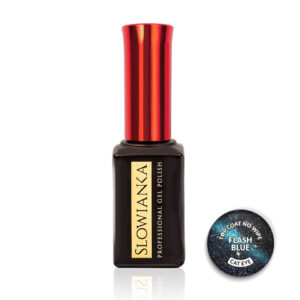 Top Coat No Wipe Flash Cat Eye Blue
