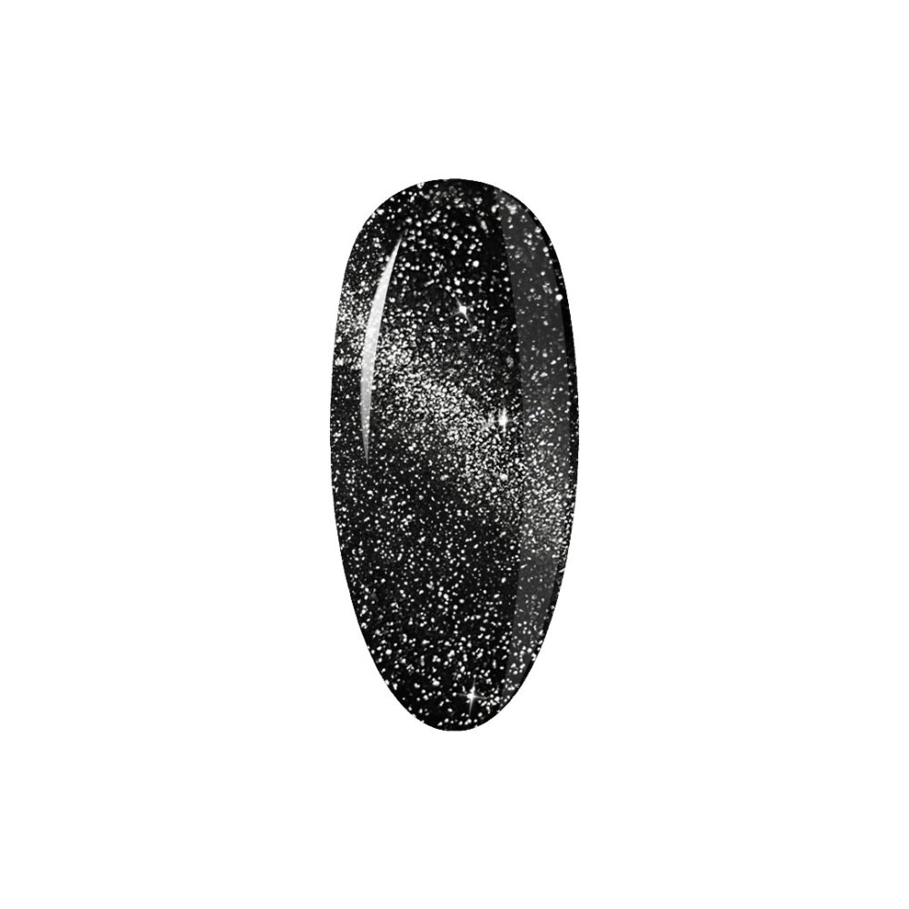 Top Coat No Wipe Flash Cat Eye Silver