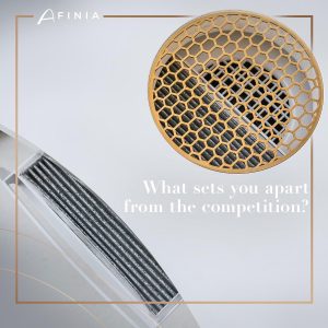 Afinia Ventilations gitter (Gold) - Bilde 2